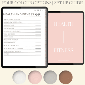 Digital Health and Fitness Planner