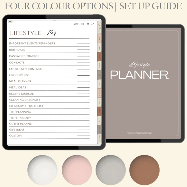 Digital Lifestyle Planner
