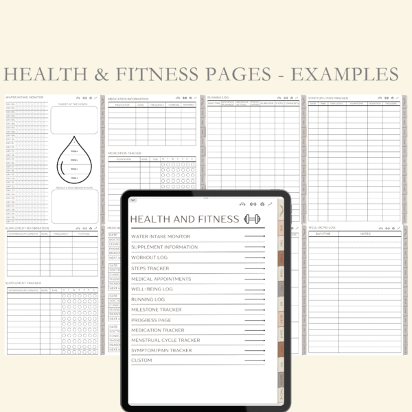 Digital Health and Fitness Planner - Image 2