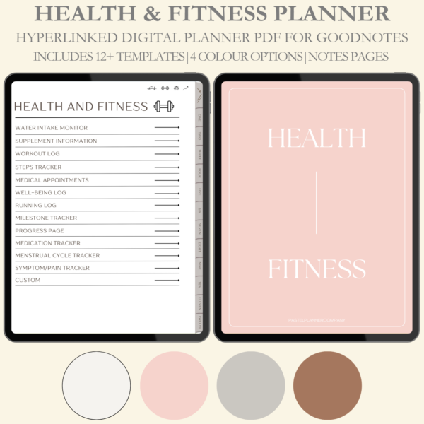 Health and Fitness Planner