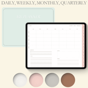 Undated Landscape Digital Planner