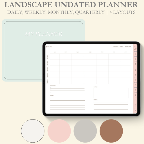 Undated Landscape Planner