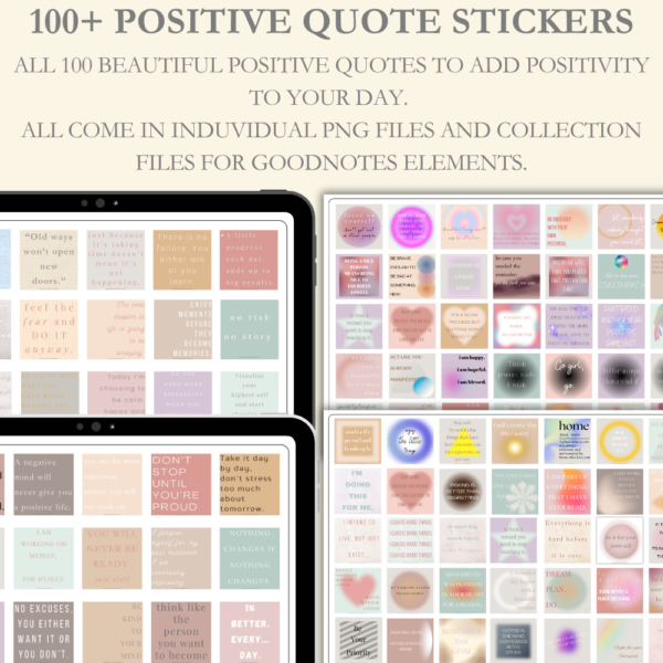 Positive Quote Sticker Pack