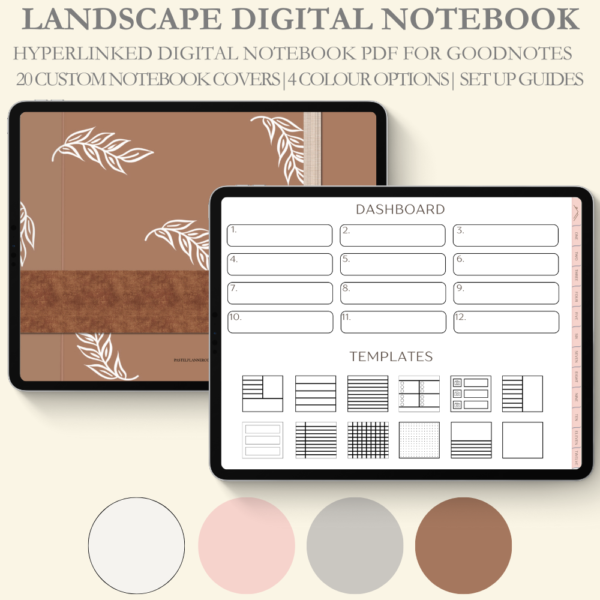 Landscape Digital Notebook