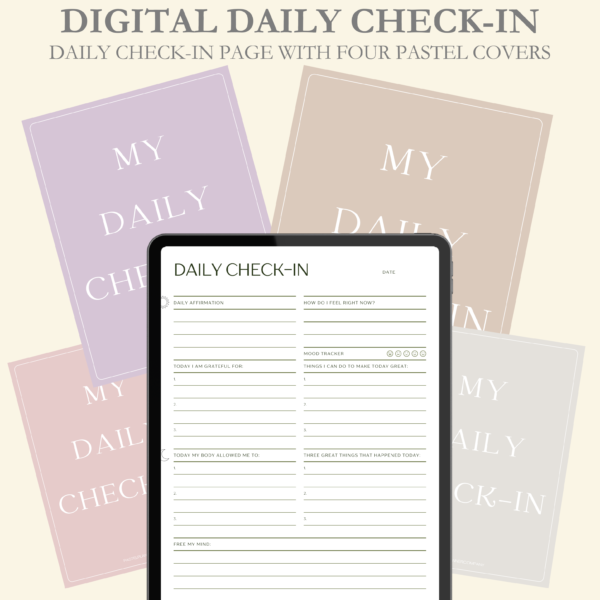 Digital Daily Check-In Worksheet