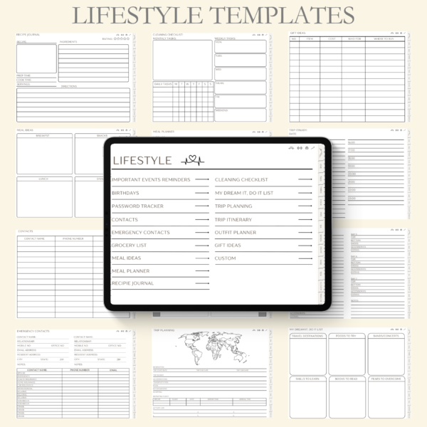 Landscape Digital Notebook | Prompt Templates - Image 5