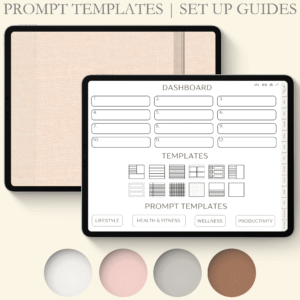 Landscape Digital Notebook | Prompt Templates