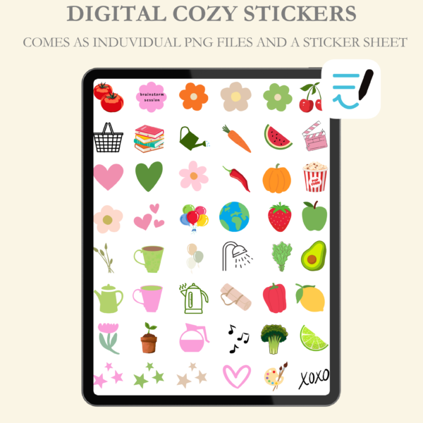 Digital Cozy Stickers