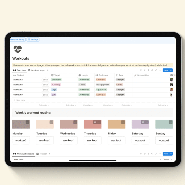 Notion Pastel Life Planner - Image 9