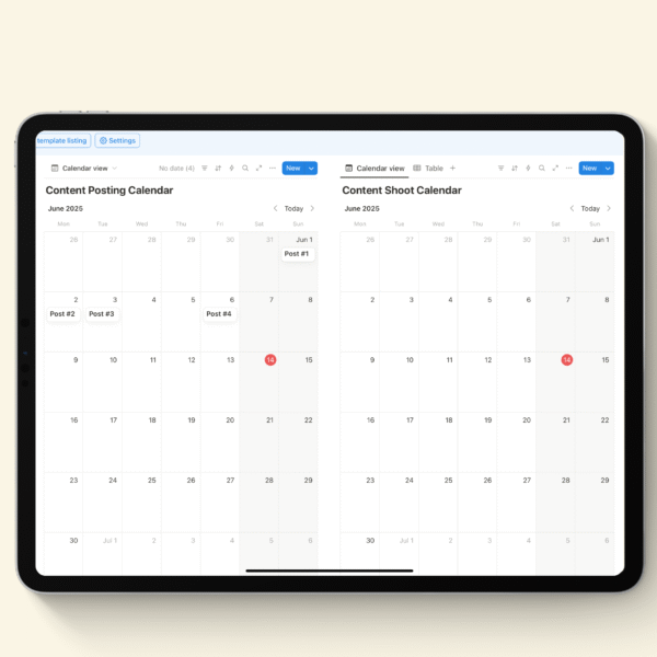 Notion Business and Social Media Planner - Image 3