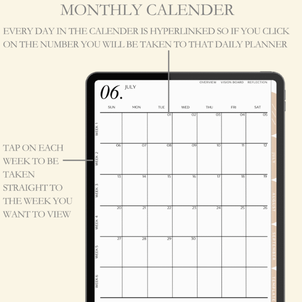 Digital Quarterly Planner Jul-Sep 2025 - Image 4