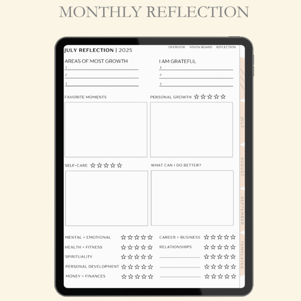 Digital Quarterly Planner Jul-Sep 2025 - Image 7