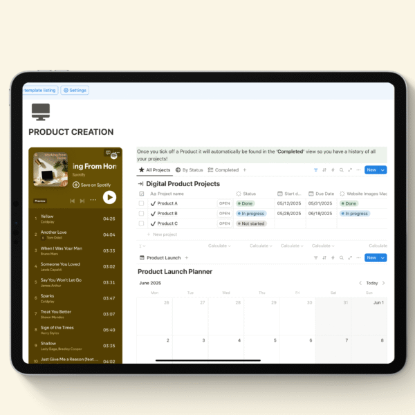Notion Business and Social Media Planner - Image 8