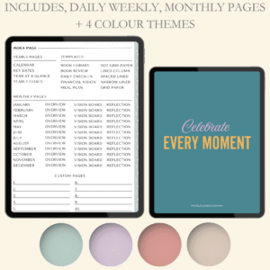 Undated Portrait Digital Planner